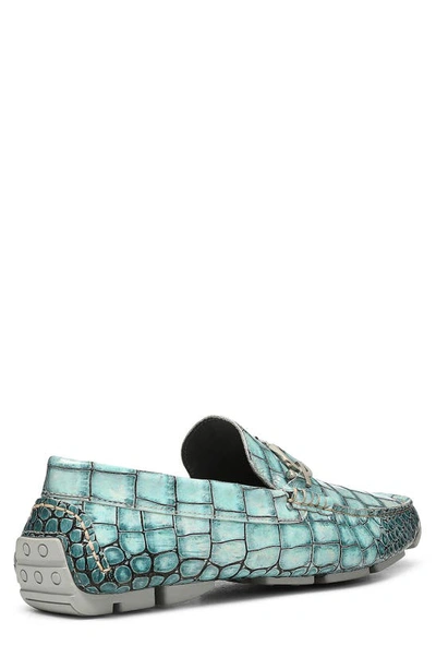 Shop Donald Pliner Dacio Driving Shoe In Aqua