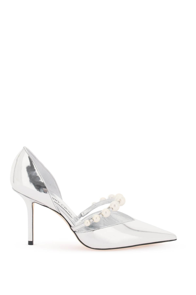 Shop Jimmy Choo Pumps Aurelie 85 With Pearls