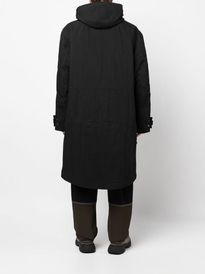 Shop Jacquemus Coat In Black