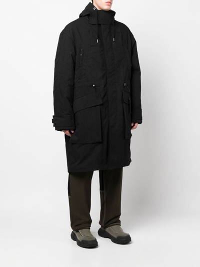 Shop Jacquemus Coat In Black