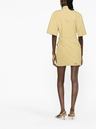 Shop Jacquemus Dress In Light Khaki