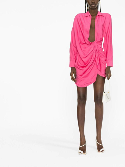 Shop Jacquemus Dress In Pink