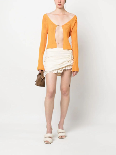 Shop Jacquemus Sweater In Light Orange