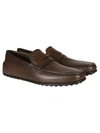 TOD'S Loafers Tod'S, Brown Leather, Embroidered Design, Ebossed Front Logo, Emboidered Sole,Rear Logo,XXM0VH00010D9CS801