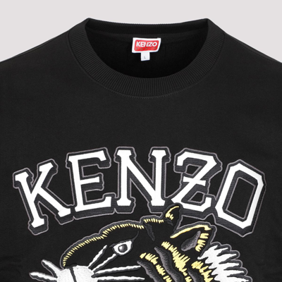 Shop Kenzo Tiger Varsity Classic Sweatshirt In Black