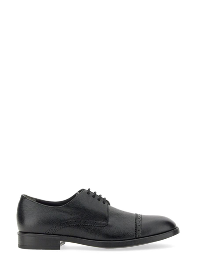 Shop Tom Ford Leather Lace-up In Black