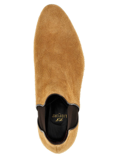 Shop Lidfort 'desert Enamel' Ankle Boots In Brown
