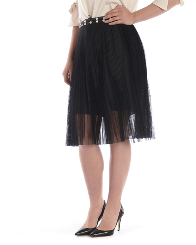 Shop Liu •jo Liu Jo Skirt In Black