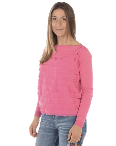 Liu •jo Liu Jo Sweater In Fuchsia