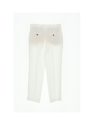 Shop Loro Piana Trousers In White
