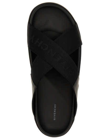 Shop Givenchy Plage Capsule G Plage Sandals In Black