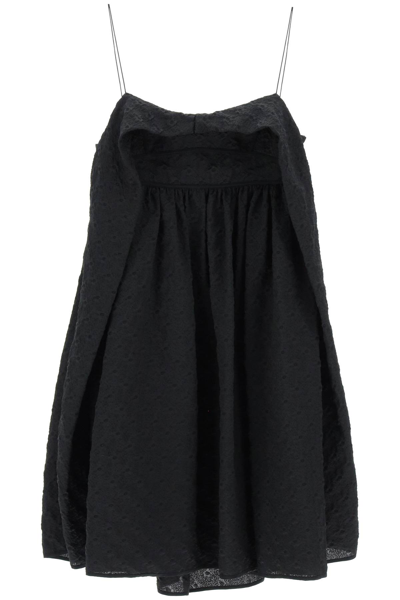 Shop Cecilie Bahnsen Susu Matlasse Dress In Black (black)