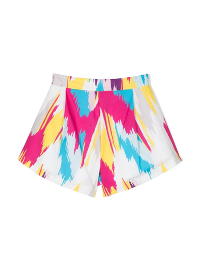 Shop Missoni Multicolour Cotton Shorts In Multicolore