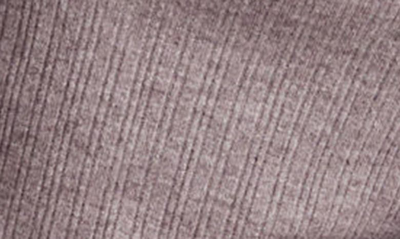 Madewell Ribbed Long Sleeve Turtleneck Crop Top In Chocolate Raisin