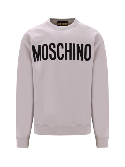 Shop Moschino Sweatshirt In Grey