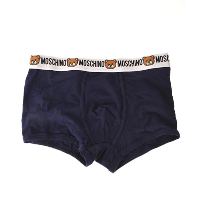Shop Moschino Underwear Underwear In Blue