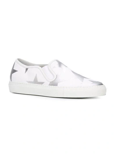 Shop Givenchy Star Print Slip-on Sneakers