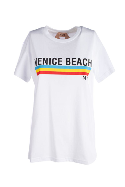 Shop N°21 T-shirt And Polo In White