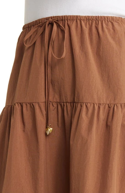 Rails Mary Tiered Midi Skirt In Toffee