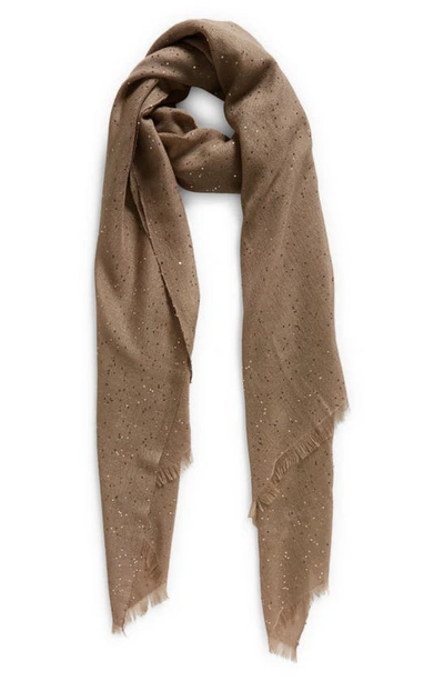 Brunello Cucinelli Cashmere & Silk Scarf In C8909 Rope