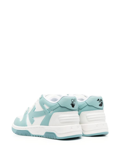 Shop Off-white Out Of Office Low Top Sneakers In Green