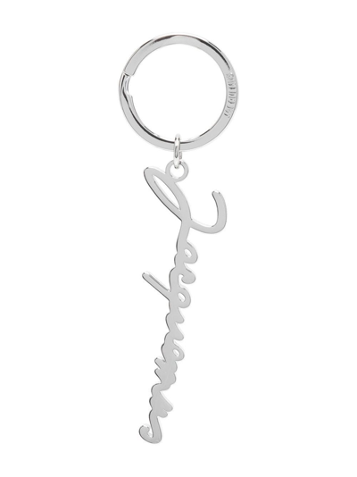 Shop Jacquemus Le Porte Clés  Key Ring In Silver
