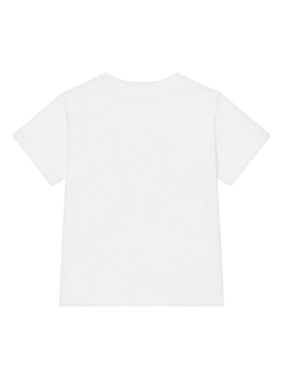 Shop Dolce & Gabbana Graphic-print Cotton T-shirt In White