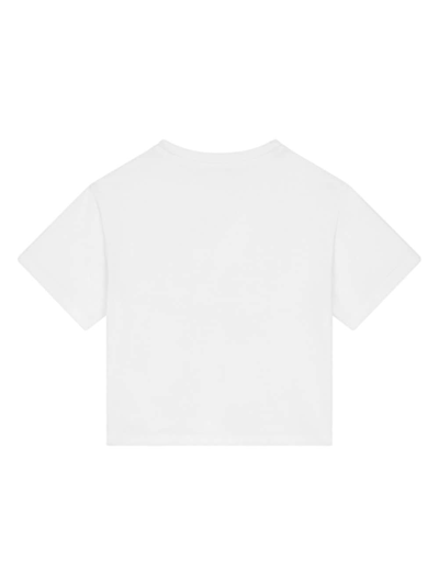 Shop Dolce & Gabbana Slogan-print Cotton T-shirt In White