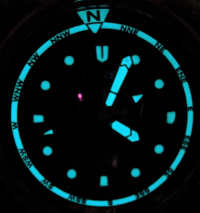 Pre-owned Citizen Endeavor Dual Time Sapphire Crystal Black Dial Men's Watch Bj7140-53e