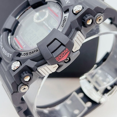 Pre-owned G-shock Casio Gwf-1000-1jf  Men's Watch Japan Master Of Frogman Black 53mm
