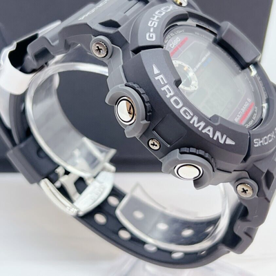 Pre-owned G-shock Casio Gwf-1000-1jf  Men's Watch Japan Master Of Frogman Black 53mm