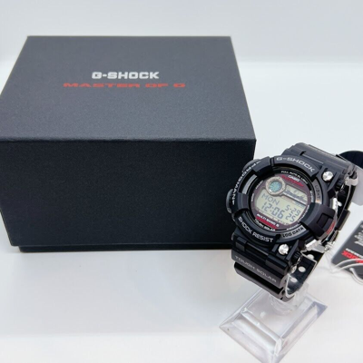 Pre-owned G-shock Casio Gwf-1000-1jf  Men's Watch Japan Master Of Frogman Black 53mm