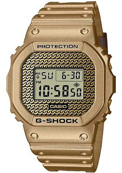 Pre-owned Casio G-shock Dwe-5600hg-1jr Men's Watch Box Set With Replacement Parts