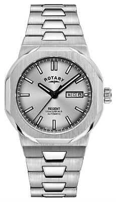 Pre-owned Rotary Sport Automatic (40mm) Silver Sunray Dial / Stainless Steel Gb05490/06