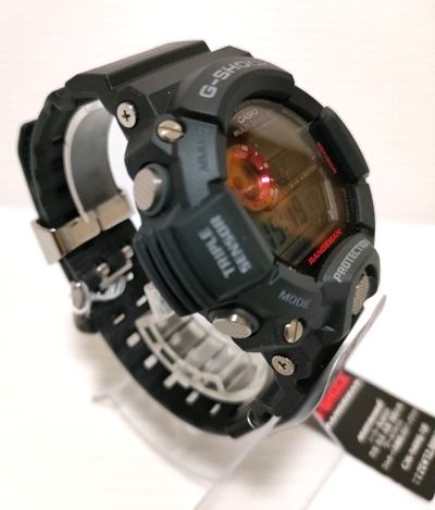 Pre-owned G-shock Casio  Gw-9400j-1jf Master Of Rangeman Black Red 20atm Nomal Watch Box