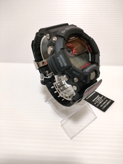 Pre-owned G-shock Casio  Gw-9400j-1jf Master Of Rangeman Black Red 20atm Nomal Watch Box
