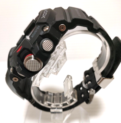 Pre-owned G-shock Casio  Gw-9400j-1jf Master Of Rangeman Black Red 20atm Nomal Watch Box