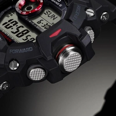 Pre-owned G-shock Casio  Gw-9400j-1jf Master Of Rangeman Black Red 20atm Nomal Watch Box