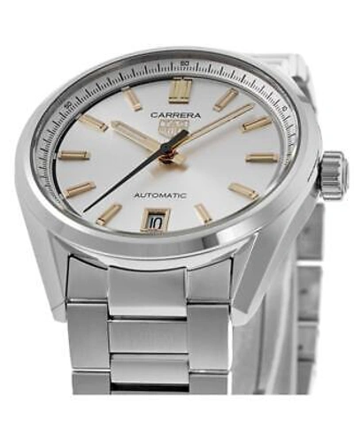 Pre-owned Tag Heuer Carrera Automatic 36mm Silver Dial Women's Watch Wbn2310.ba0001