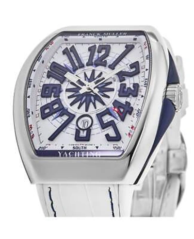 Pre-owned Franck Muller Vanguard Yachting Men's Watch V 45 Sc Dt Yachting Ac Bl(wh)