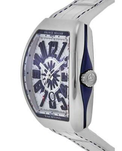 Pre-owned Franck Muller Vanguard Yachting Men's Watch V 45 Sc Dt Yachting Ac Bl(wh)