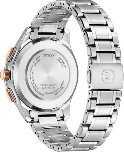 Pre-owned Citizen Exceed Cc4034-57a White Gps Solar Radio Men Watch Box