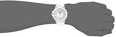 Pre-owned Seiko Wired Ww Smart Watch Agab402 Men's Watch Stopwatch White Nylon Band