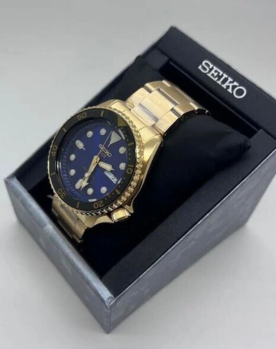 Pre-owned Seiko 5 Sports Automatic With Manual Winding Capability Watch Srpk20