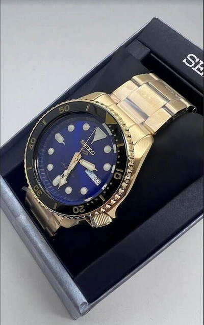 Pre-owned Seiko 5 Sports Automatic With Manual Winding Capability Watch Srpk20