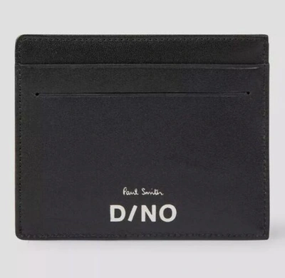 Pre-owned Paul Smith ⚡rare⚡  Black Leather Original Dino Card Holder Brand In Box ?