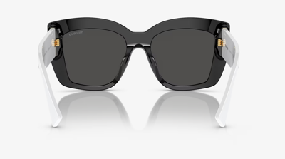 Pre-owned Prada Brand 2023 Miu-miu Women Sunglasses Mu 04ws 1ab-5s0 Authentic Italy Frame S In Gray