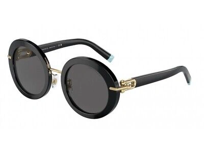 Pre-owned Tiffany & Co Tiffany Sunglasses Tf4201 8001s4 Black Dark Gray Woman