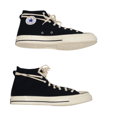 Pre-owned Converse Sz 15 Black Natural  Chuck 70 Hi X Essential Fear Of God 167954c Sneaker