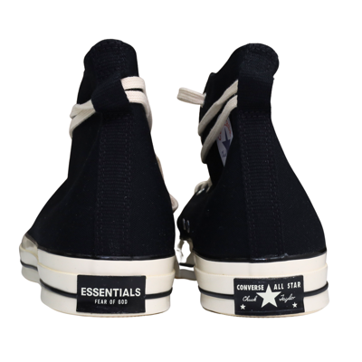 Pre-owned Converse Sz 15 Black Natural  Chuck 70 Hi X Essential Fear Of God 167954c Sneaker